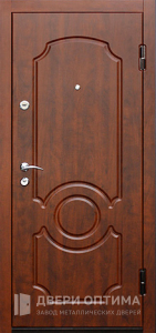 Металлическая дверь МДФ и шпон №13 - фото №1