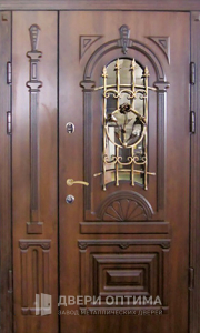 Дверь большого размера в загородный дом №79 - фото №1