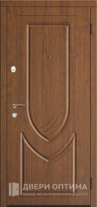 Входная дверь из МДФ с двух сторон №312 - фото №1