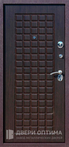 Металлическая дверь с МДФ для деревянного дома №55 - фото №2