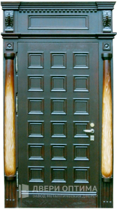 Высокая входная дверь в частный дом №45 - фото №1