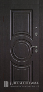 Металлическая дверь с МДФ накладкой в частный дом №50 - фото №2