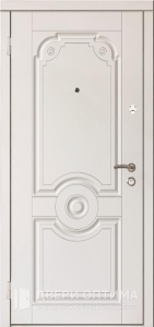 Белая входная металлическая дверь №20 - фото №2