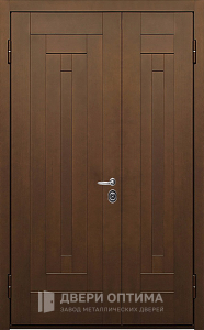 Двустворчатая металлическая дверь №19 - фото №2