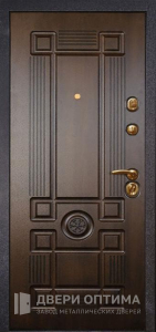 Входная дверь МДФ с металлом №314 - фото №2