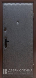 Дверь железная с виниликожей №25 - фото №1