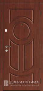 Входная дверь для дома из оцилиндрованного бревна №13 - фото №1