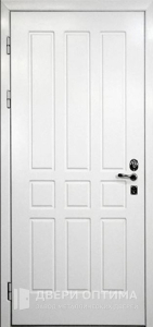 Белая входная металлическая дверь в квартиру №9 - фото №2