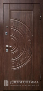 Дверь металлическая с отделкой МДФ №338 - фото №1