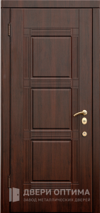 Стальная дверь с МДФ панелью в частный дом №30 - фото №2