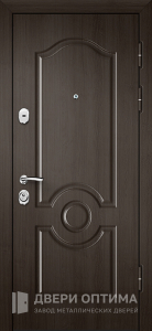 Металлическая дверь с МДФ для загородного дома №54 - фото №1