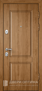 Входная дверь с МДФ накладкой в коттедж №74 - фото №1