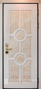Дверь трехконтурная с зеркалом №5 - фото №1