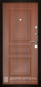 Входная дверь из МДФ для частного дома №215 - фото №2