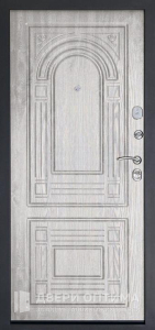 Входная дверь с МДФ накладкой в дом №76 - фото №2