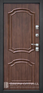 Входная дверь с МДФ накладкой для деревянного дома №68 - фото №2