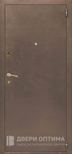Металлическая дверь с порошковым покрытием №101 - фото №1
