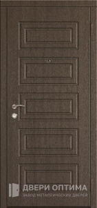 Металлическая дверь МДФ с двух сторон №379 - фото №1