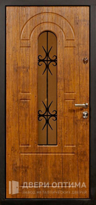 Дверь с элементами ковки №12 - фото №2