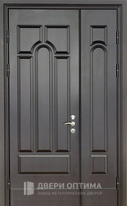 Дверь входная двухстворчатая металлическая №27 - фото №2