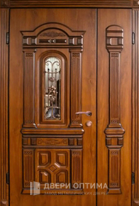 Дверь входная с остеклением №74 - фото №1