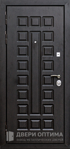 Железная дверь порошок муар и МДФ венге №18 - фото №2