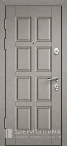 Металлическая дверь с накладкой из МДФ №197 - фото №2