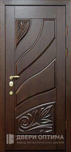Дубовая дверь входная №4 - фото №1