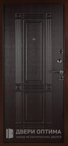 Дверь из металла с декоративными накладками №34 - фото №2