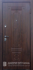 Входная дверь МДФ с вставкой №151 - фото №1
