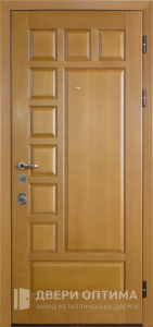 Дверь входная с накладками из МДФ №506 - фото №1