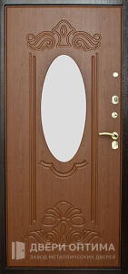 Дверь трехконтурная с зеркалом №5 - фото №2