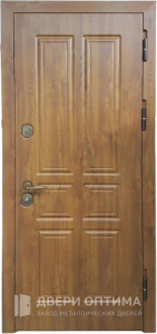 Входная металлическая дверь с МДФ в квартиру №12 - фото №1