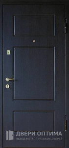 Уличная дверь с МДФ панелью для загородного дома №5 - фото №1