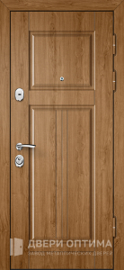 Дверь железная с МДФ накладкой №175 - фото №1